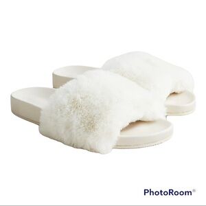 NWT J.Crew Pacific Fluffy Sandal Size 8.5